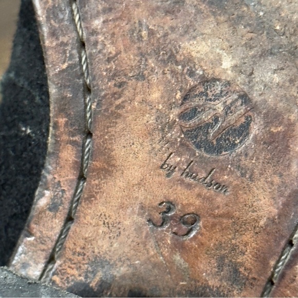 H by Hudson Encke Black Suede Ankle Booties Size‎ EU 39 Women - Picture 14 of 14